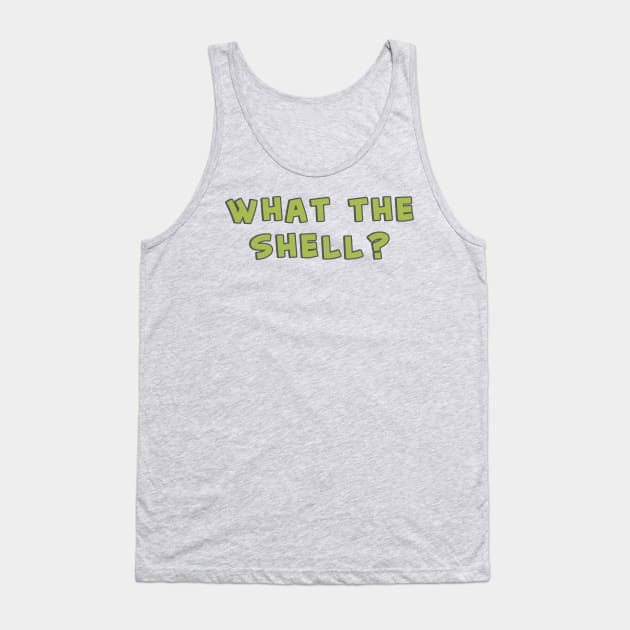 What the Shell - Middle Finger Turtle Tank Top by AmandaPandaBrand